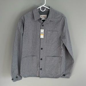 Original Penguin Button Down Chore Shirt Grey